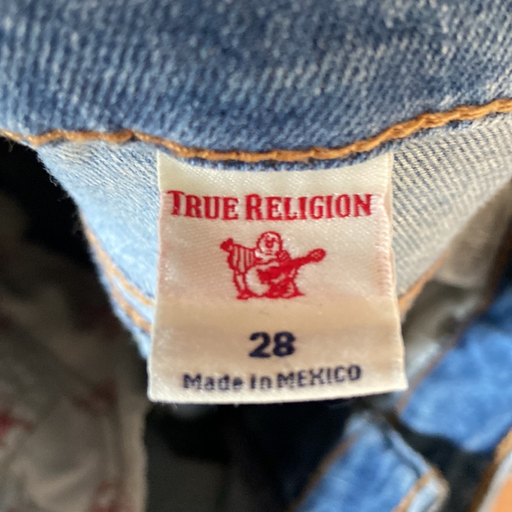 True Religion Womens Jennie Curvy Mid Rise Skinny Jean Size 28/6 nice condition - Picture 13 of 17